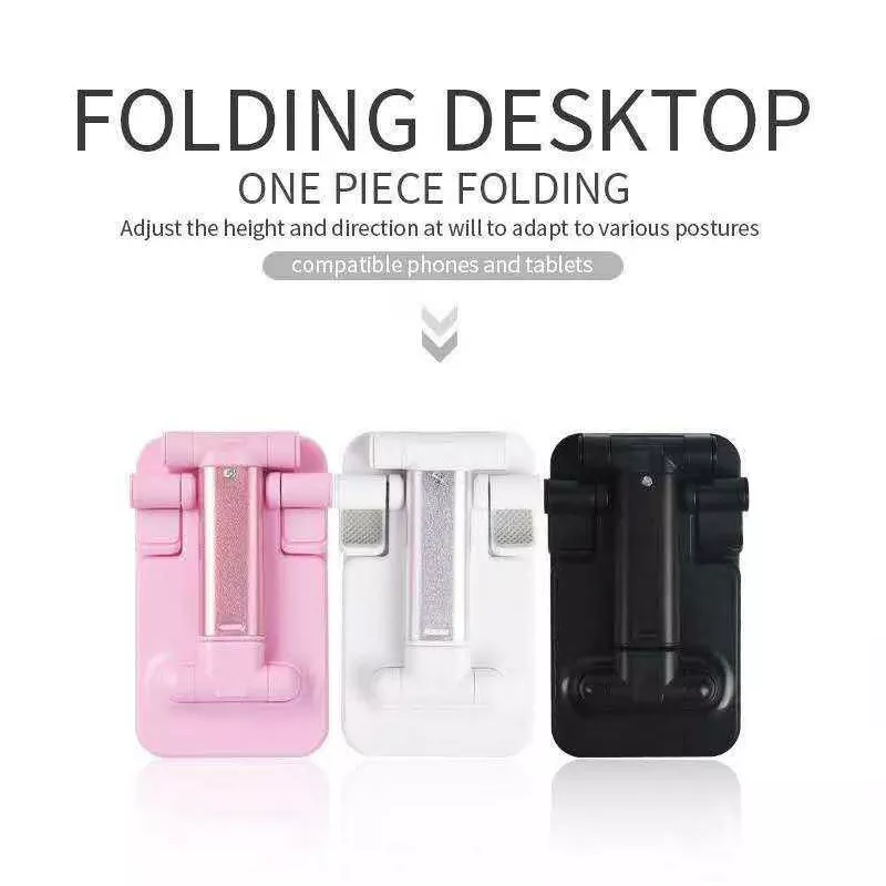Folding Desktop Phone Stand (random Color)