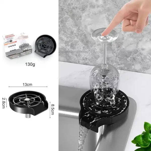 Glass Rinser For Kitchen Sink Automatic Cup Washer 10 Hole Water Spraying Water Washer