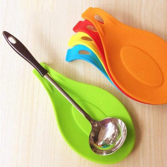 (Pack Of 10) Spoon Holders – Kitchen Utensil – Cooking Tool – Heat Resistant (Random Color)