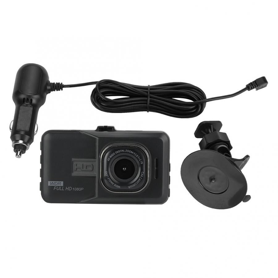 Vehicle BlackBox DVR Dash Cam Video Recorder LCD FHD Loop Recording
