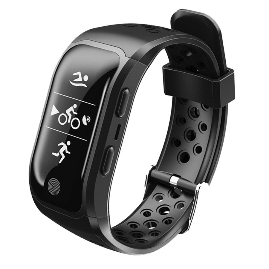 GPS Smart Band S908 - IP68 Waterproof Sports Wristband - Heart Rate Monitor - Call Reminder