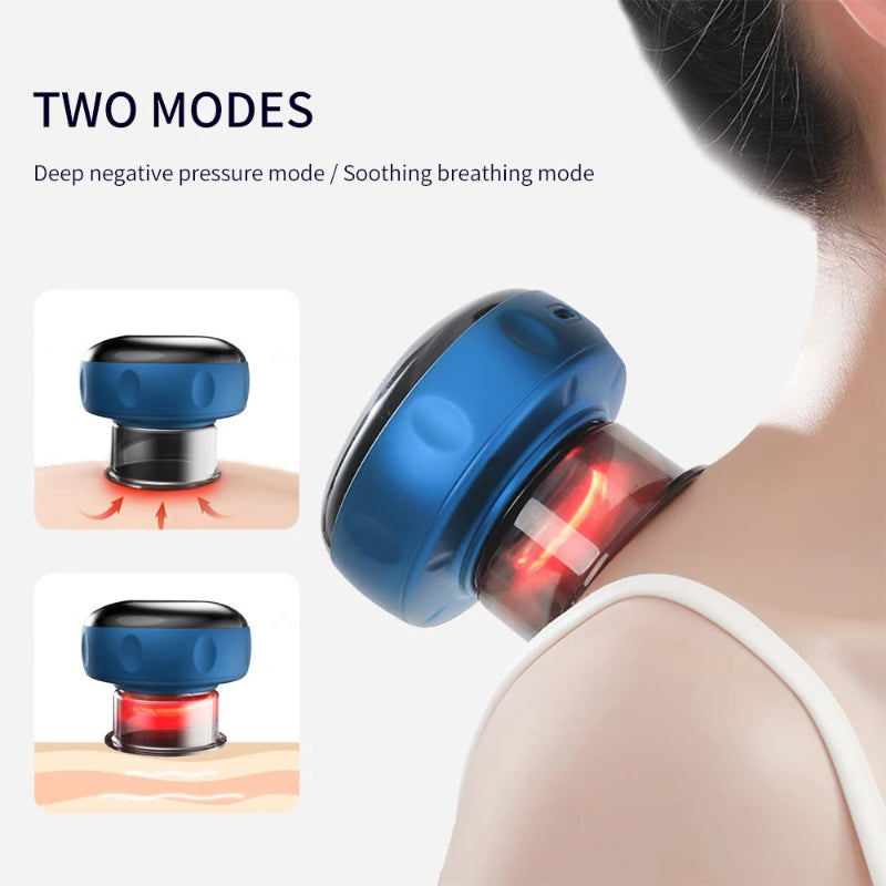 6-Level Multi-Functional Intelligent Breathing Cupping Massage Instrument